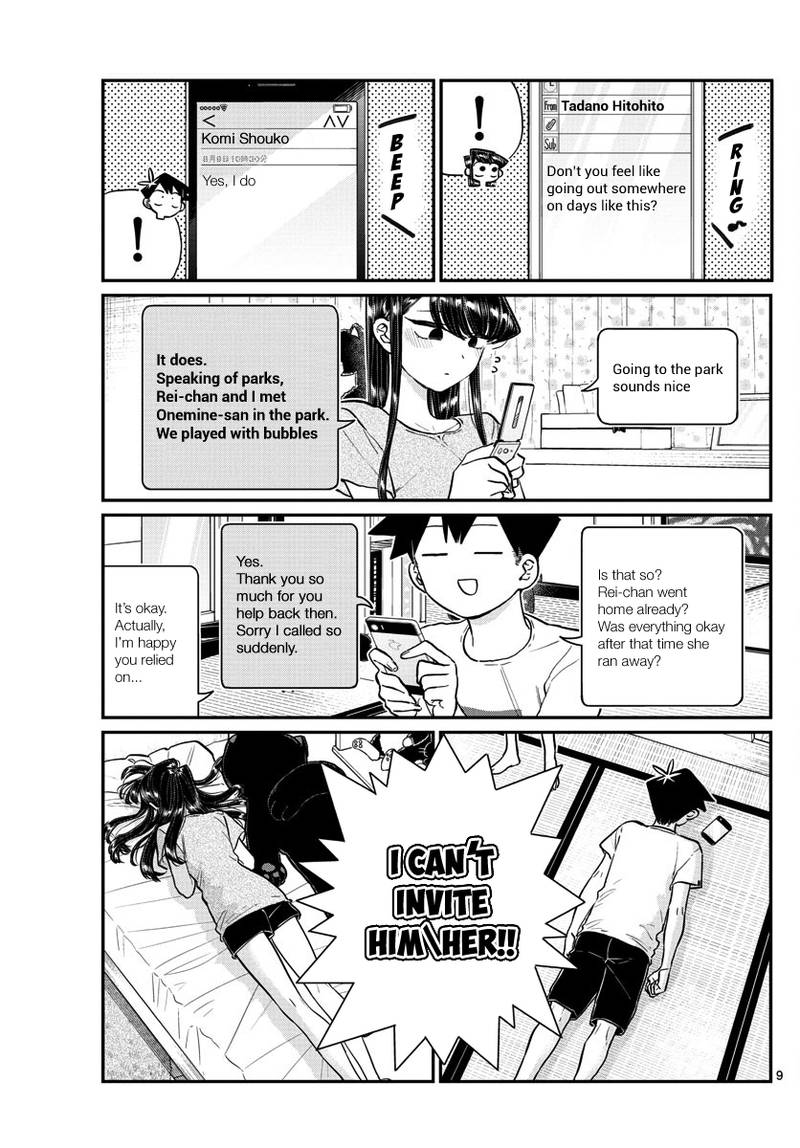 KOMI-SAN WA KOMYUSHOU DESU Chapter 178 - Page 9