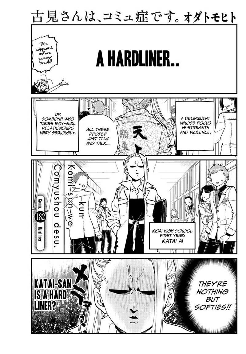 KOMI-SAN WA KOMYUSHOU DESU Chapter 182 - Page 1