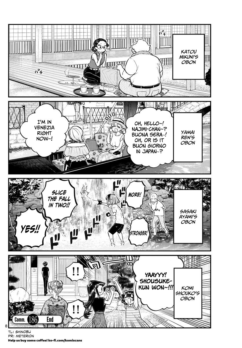 KOMI-SAN WA KOMYUSHOU DESU Chapter 186 - Page 8