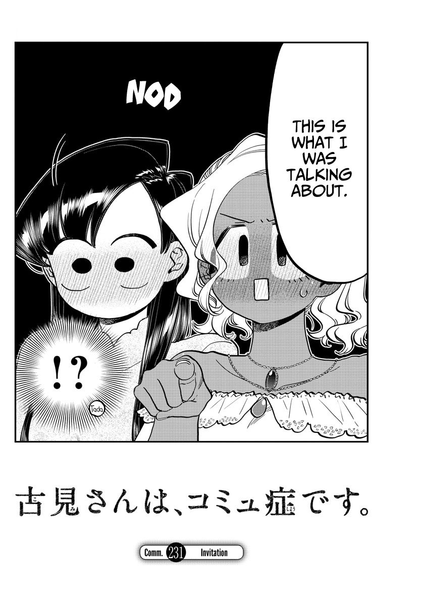KOMI-SAN WA KOMYUSHOU DESU Chapter 231 - Page 4
