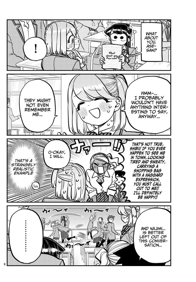 KOMI-SAN WA KOMYUSHOU DESU Chapter 247 - Page 6