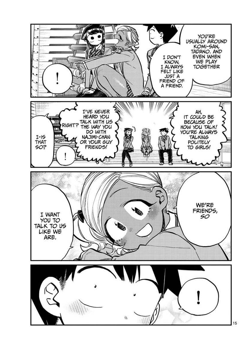 KOMI-SAN WA KOMYUSHOU DESU Chapter 255 - Page 15