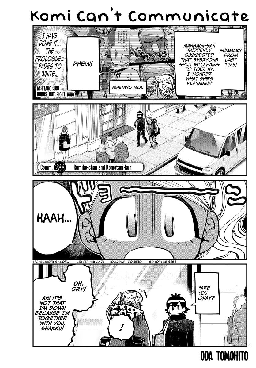 KOMI-SAN WA KOMYUSHOU DESU Chapter 288 - Page 1