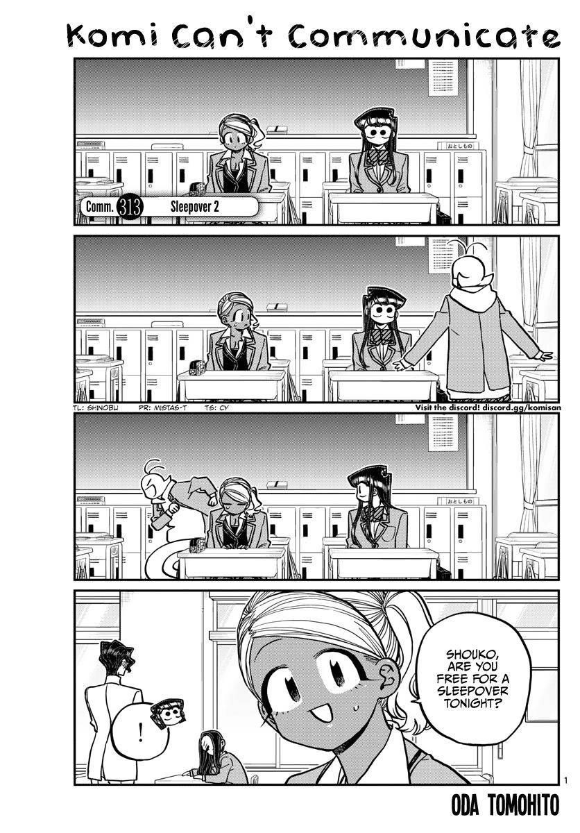 KOMI-SAN WA KOMYUSHOU DESU Chapter 313 - Page 1