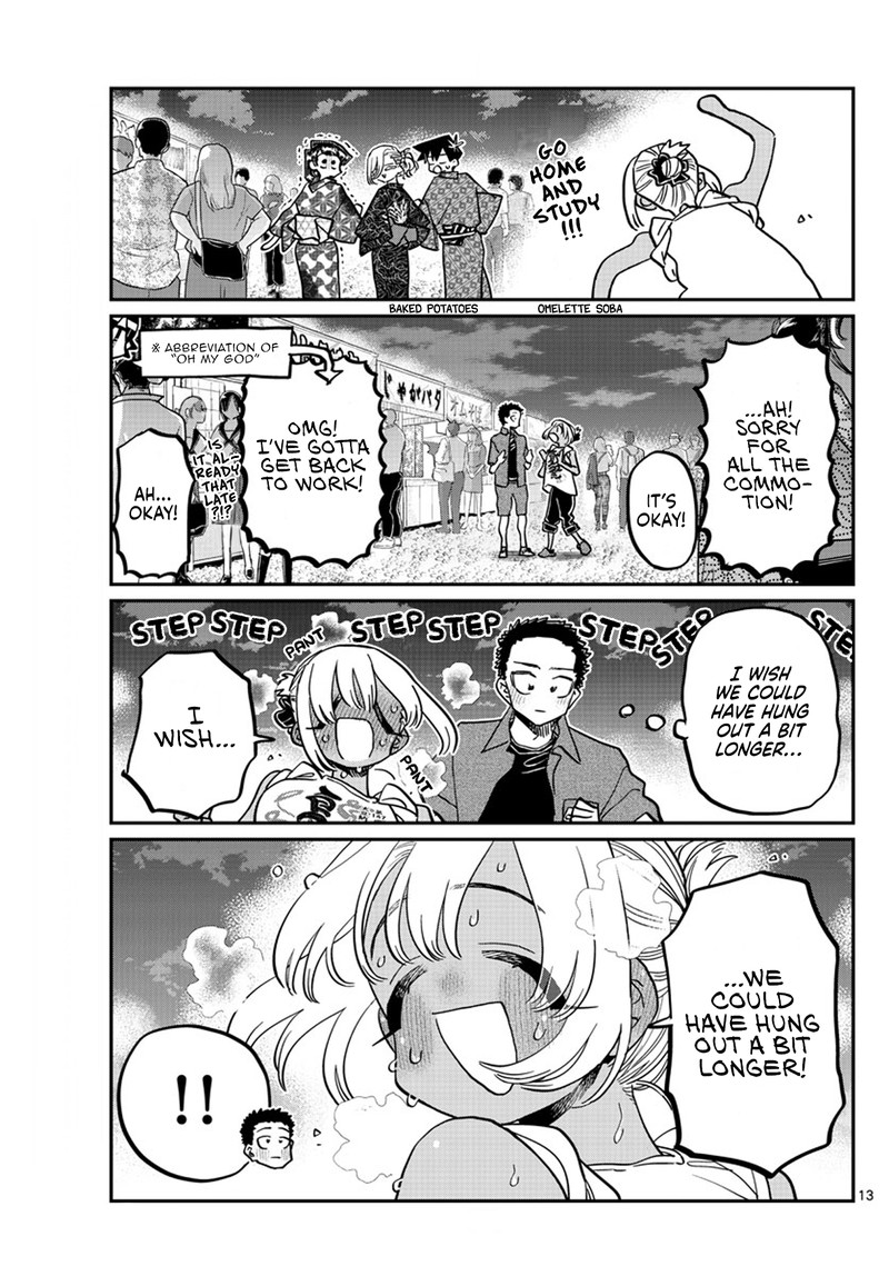 KOMI-SAN WA KOMYUSHOU DESU Chapter 398 - Page 13
