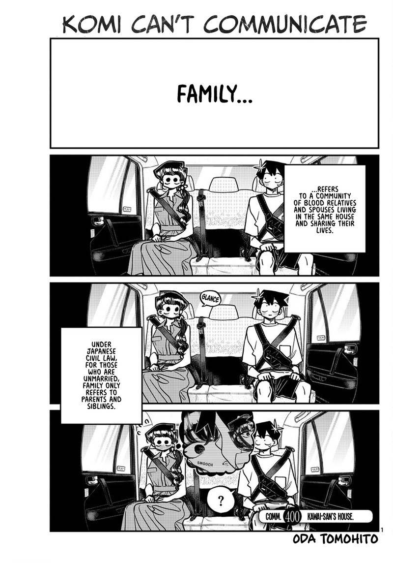 KOMI-SAN WA KOMYUSHOU DESU Chapter 400 - Page 1