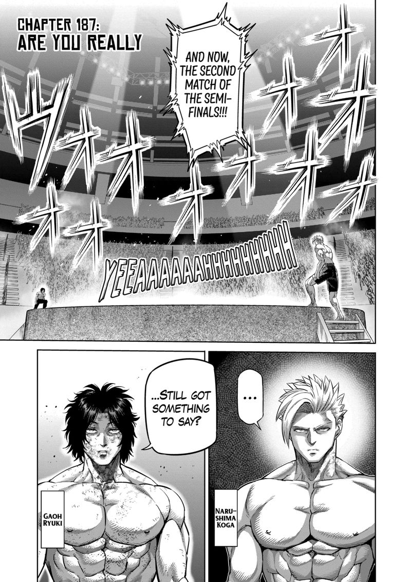 Kengan Omega Chapter 187 - Page 1