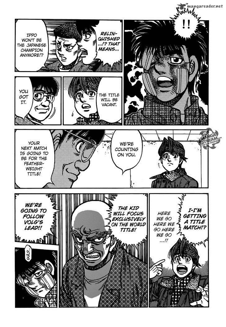 HAJIME NO IPPO Chapter 1009 - Page 15