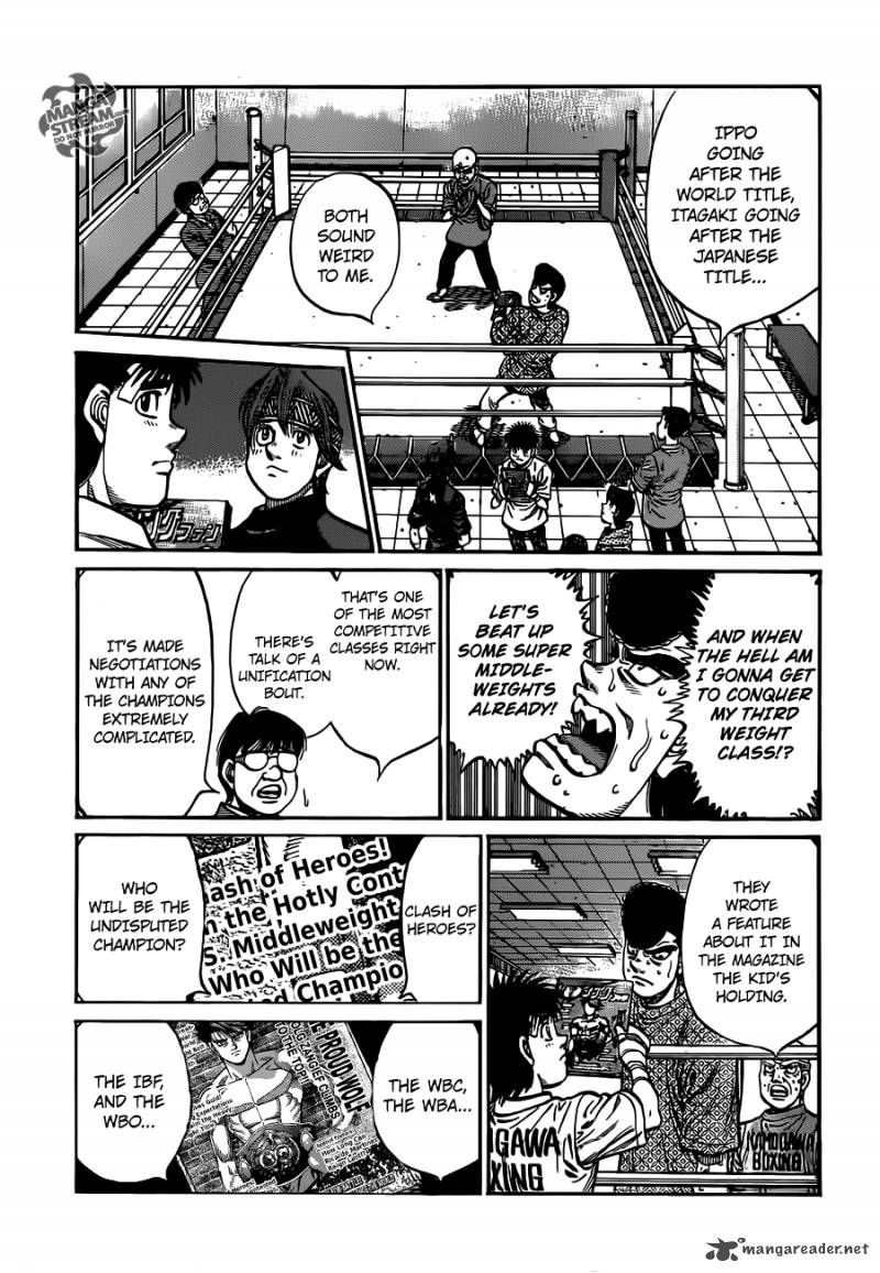 HAJIME NO IPPO Chapter 1012 - Page 13