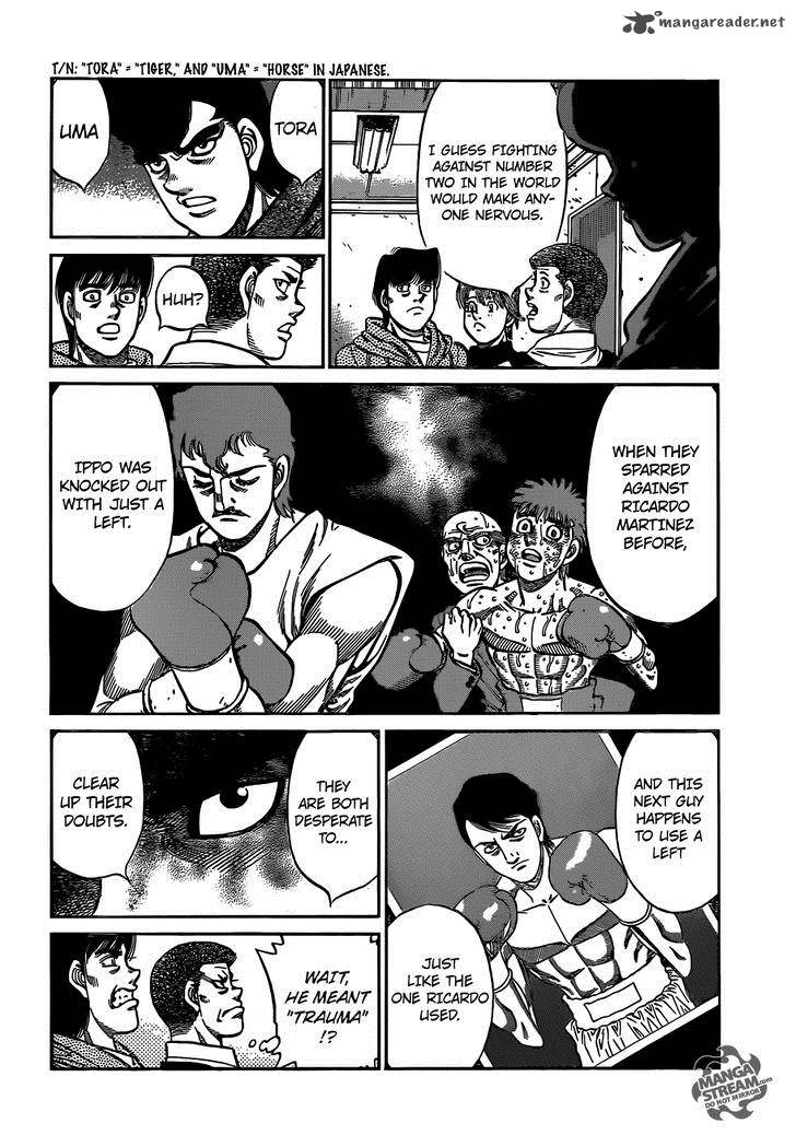 HAJIME NO IPPO Chapter 1016 - Page 13