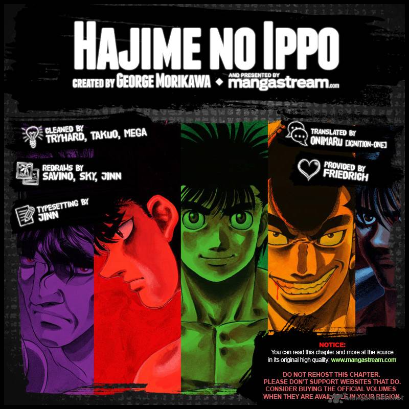 HAJIME NO IPPO Chapter 1028 - Page 2