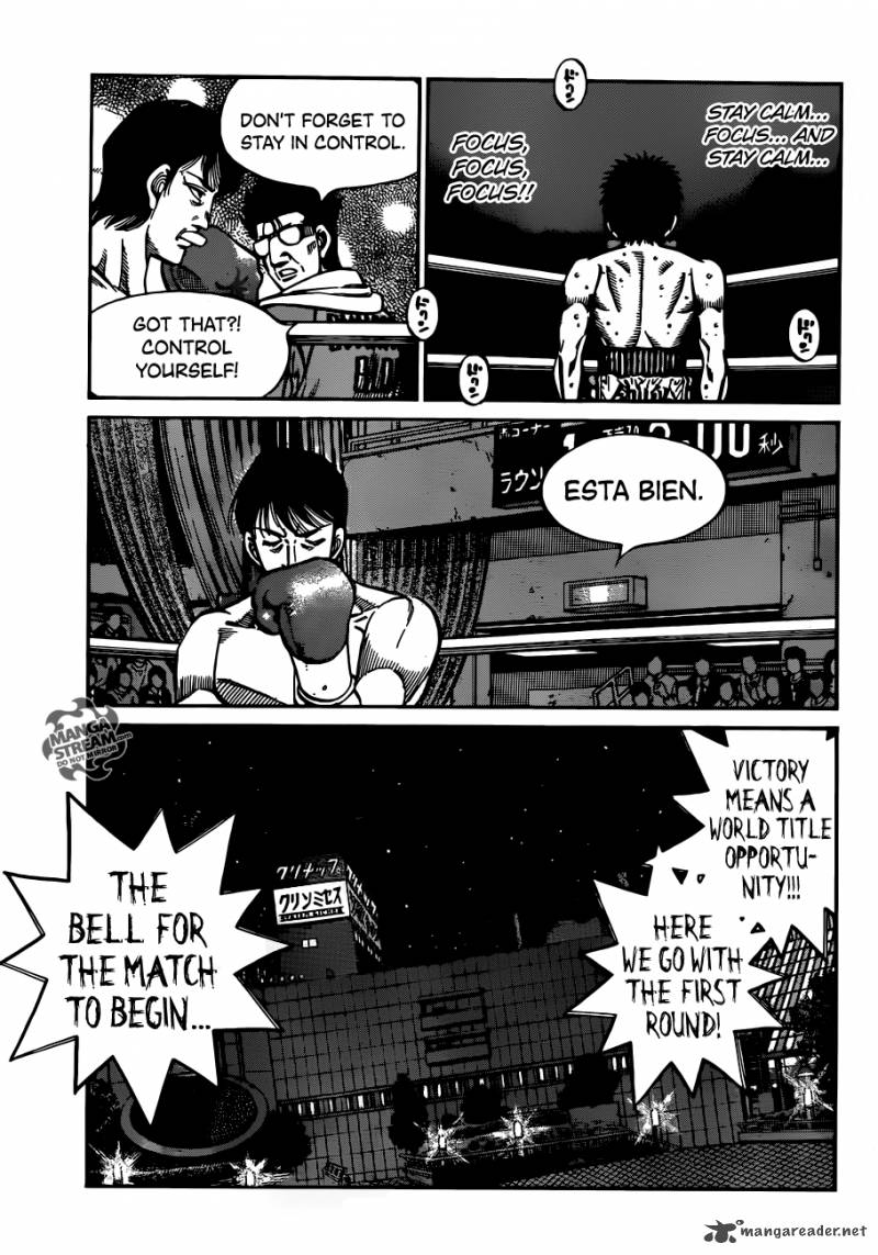 HAJIME NO IPPO Chapter 1032 - Page 15