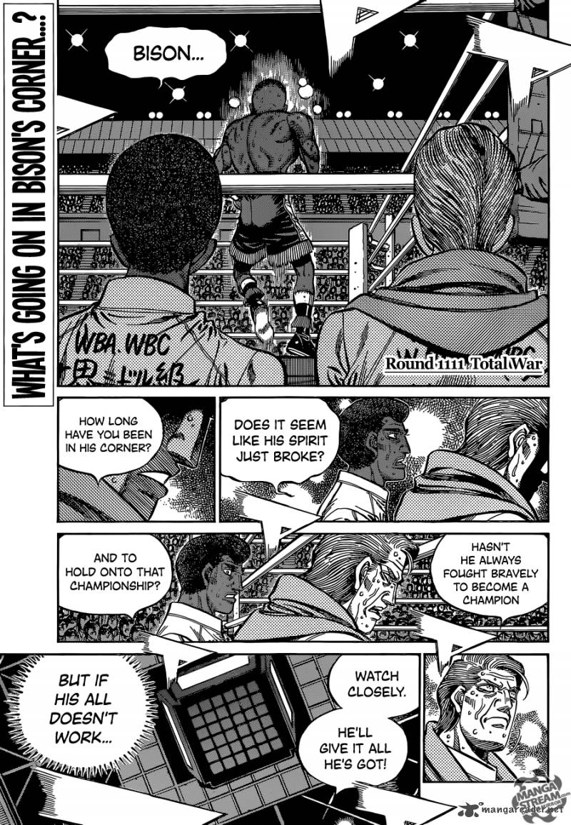HAJIME NO IPPO Chapter 1111 - Page 3