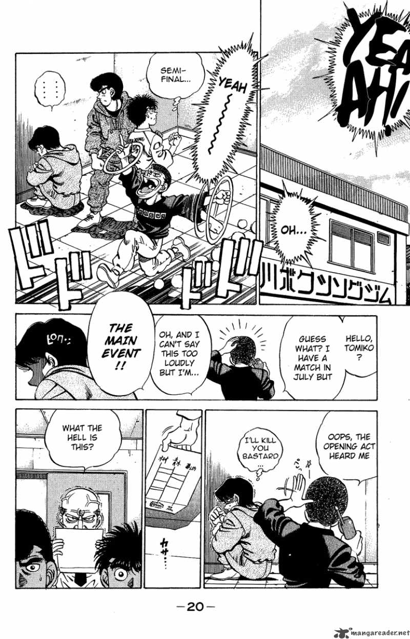 HAJIME NO IPPO Chapter 206 - Page 20