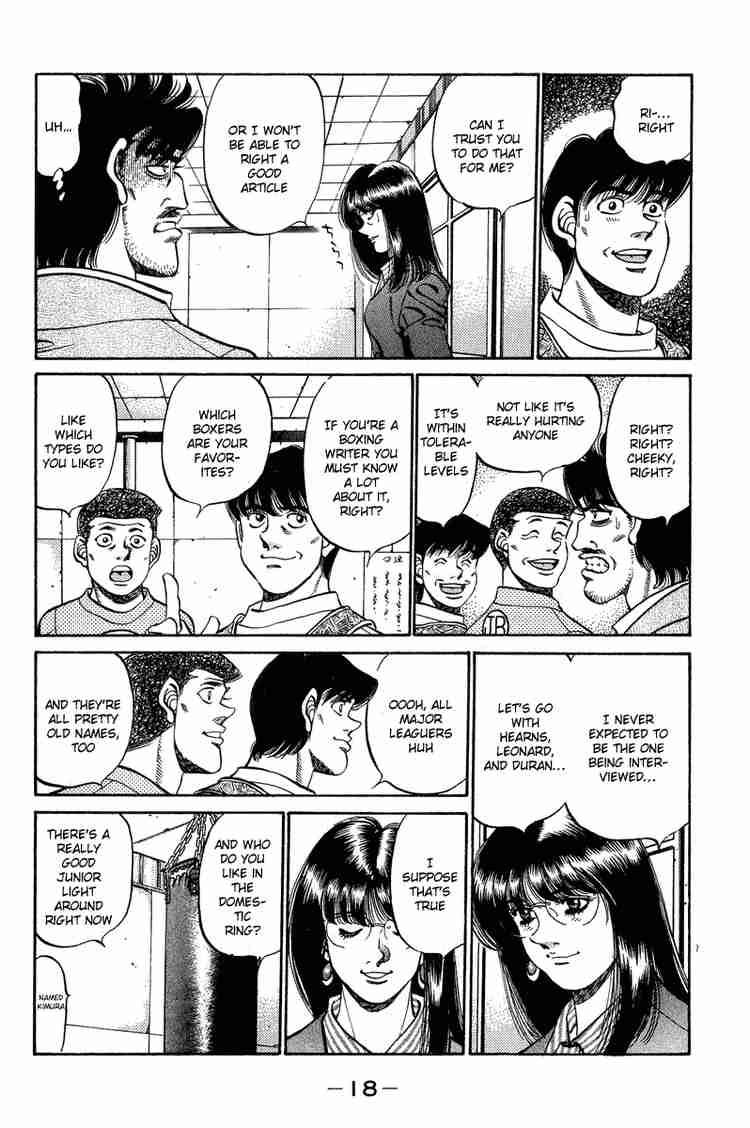 HAJIME NO IPPO Chapter 233 - Page 19