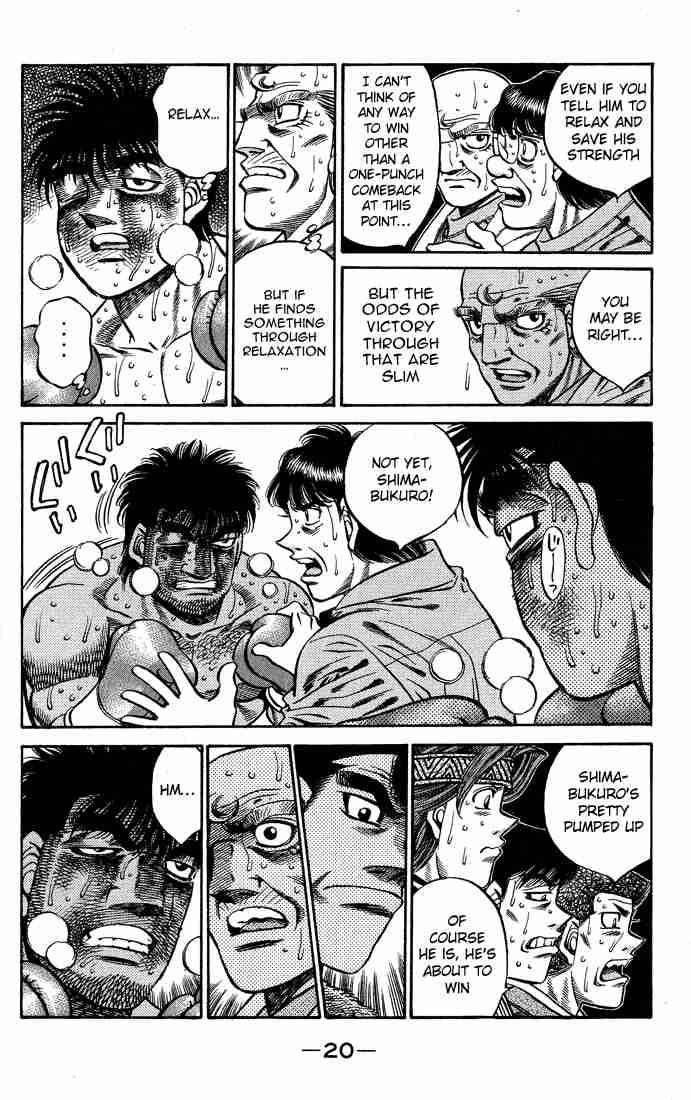 HAJIME NO IPPO Chapter 434 - Page 20