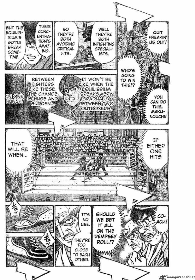 HAJIME NO IPPO Chapter 736 - Page 14