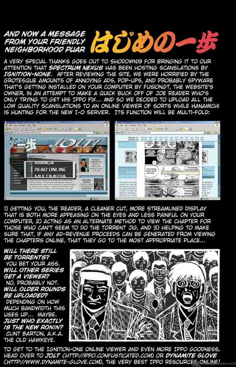 HAJIME NO IPPO Chapter 772 - Page 19