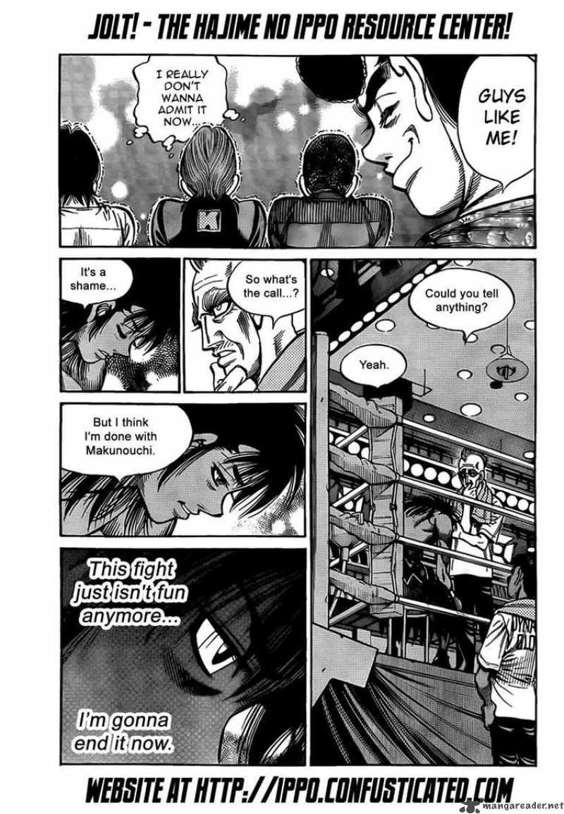 HAJIME NO IPPO Chapter 885 - Page 13