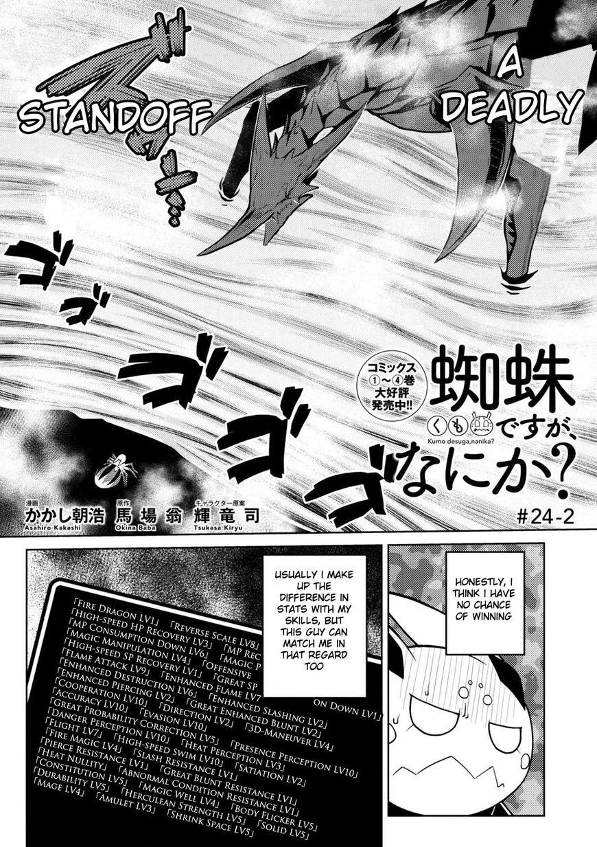 Kumo Desu Ga, Nani Ka? Chapter 24.2 - Page 1